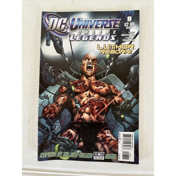 DC Universe Online Legends DC Comic Lot Of 6 #s 7-12 VF/NM - Picture 3 of 7